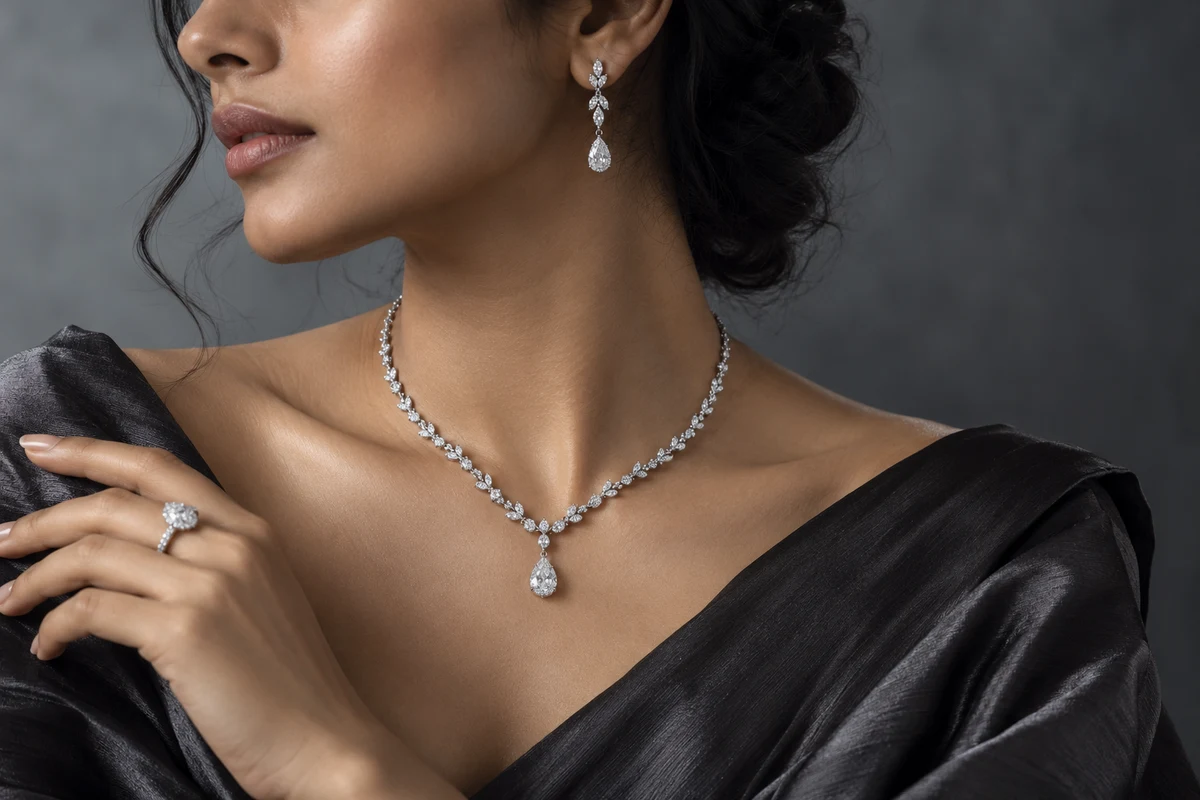 Diamond jewellery from the Aurely collection